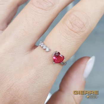 Rhodium zircon red